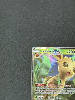 Pokemon TCG Leafeon GX Promo Black Star Holo Card SM146 - NM - Image 4