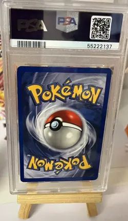 Pokemon Ninetales 12/102 Base Set Shadowless Holo PSA 7 Graded Card Rare UK - Image 4