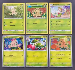 Pokemon Shroomish & Breloom Bundle - 6 Cards - NM Condition - Image 1