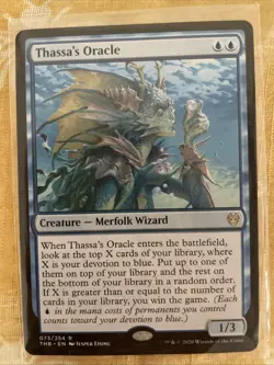 Thassa's Oracle Theros Beyond Death Regular Card, Near Mint Condition, MTG - Image 1