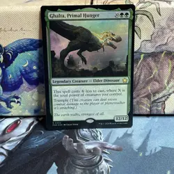 Ghalta, Primal Hunger #0222 Prerelease Cards Foundations FOIL NM - Image 1