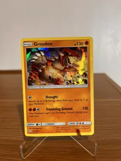 Groudon 113/236 Cosmic Eclipse Promo Holo Pokemon Card Near Mint - Image 1