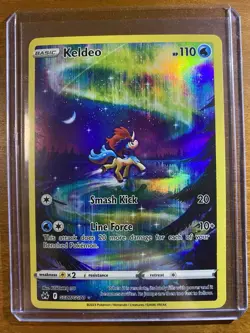Pokemon Card Keldeo GG07 Illistration Crown Zenith Sword & Shield Umbreon Pikach - Image 1