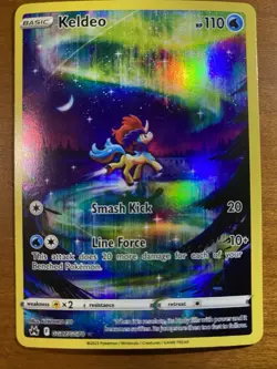 Pokemon Card Keldeo GG07 Illistration Crown Zenith Sword & Shield Umbreon Pikach - Image 2