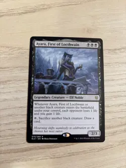 AYARA, FIRST OF LOCTHWAIN ELD 075 Throne of Eldraine NM MTG Magic Card English - Image 1