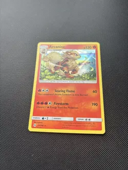 Pokemon Card Sun & Moon Base Set Arcanine Holo 22/149 - Image 2