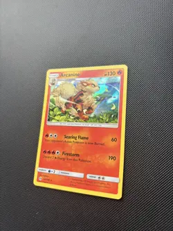 Pokemon Card Sun & Moon Base Set Arcanine Holo 22/149 - Image 4