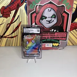 CGC 10 Victini VMAX Rainbow 082/070 HR Rapid Strike Master s5R Pokemon Card - Image 2