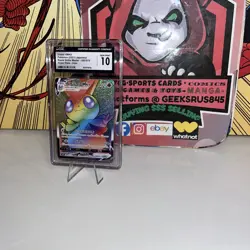 CGC 10 Victini VMAX Rainbow 082/070 HR Rapid Strike Master s5R Pokemon Card - Image 4