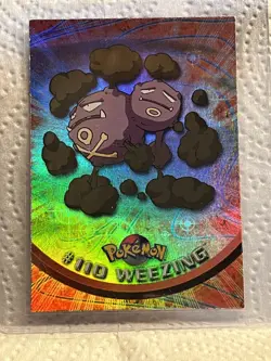 2000 Pokemon TV Animation Edition - Holo Foil card 110 Weezing - Image 1