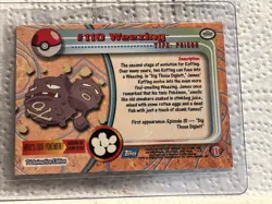 2000 Pokemon TV Animation Edition - Holo Foil card 110 Weezing - Image 2