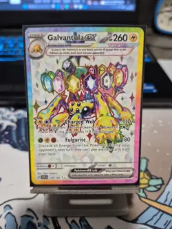 Pokemon Galvantula EX TCG Full Art Ultra Rare Card Stellar Crown 159/142 - Image 1