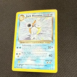 Dark Blastoise 4/110 Holo Rare Legendary Collection Pokemon Card TCG 2002 LP - Image 3