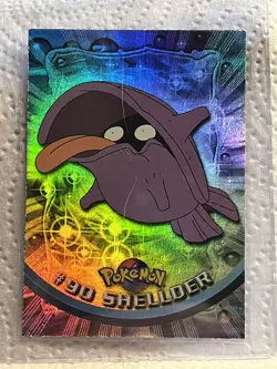 2000 Pokemon TV Animation Edition - Holo Foil card 90 Shellder - Image 1