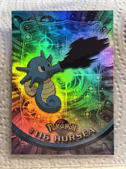 2000 Pokemon TV Animation Edition - Holo Foil card 116 Horsea - Image 1