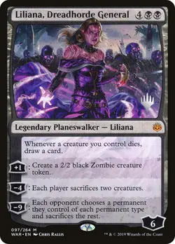 1x NM PROMO Liliana, Dreadhorde General Foundations Regular - Image 1