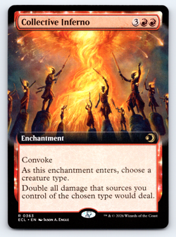Collective Inferno Extended Art - Lorwyn Eclipsed MTG - Image 1