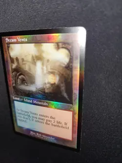 Steam Vents (Retro Frame) #412 *Foil* (NM) - Ravnica Remastered MTG - Image 3