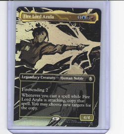 Magic MTG Avatar The Last Airbender Fire Lord Azula Borderless Foil M0313 - Image 1