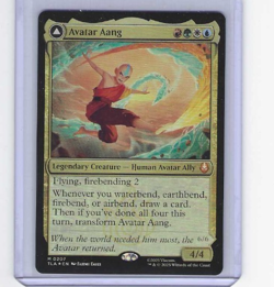 Magic MTG Avatar The Last Airbender Avatar Aang Foil M0207 - Image 1