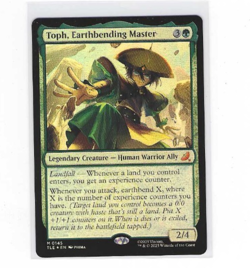 Magic MTG Avatar The Last Airbender Toph Earthbending Master Foil M0145 - Image 1