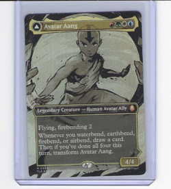 Magic MTG Avatar The Last Airbender Avatar Aang Borderless Foil M0308 - Image 1