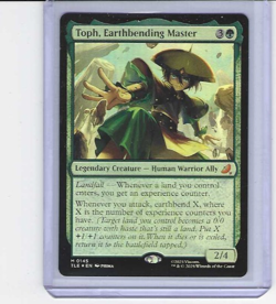Magic MTG Avatar The Last Airbender Toph Earthbending Master Foil M0145 Mythic - Image 1