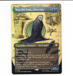 Magic MTG Avatar The Last Airbender Wan Shi Tong Librarian Borderless Foil M0320 - Image 1