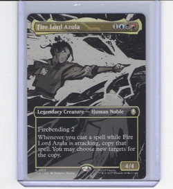 Magic MTG Avatar The Last Airbender Fire Lord Azula Borderless M0313 - Image 1
