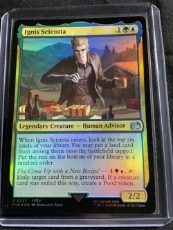 Ignis Scientia Final Fantasy Foil Uncommon NM MTG - Image 1