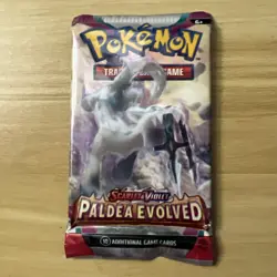 Pokemon Scarlet & Violet PALDEA EVOLVED Booster Pack Random Art SLEEVED - Image 1
