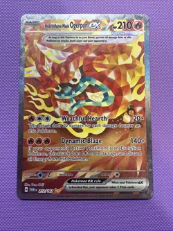 Pokemon 2024 Twilight Masquerade Hearthflame Mask Ogerpon EX #212/167 SIR NM - Image 1