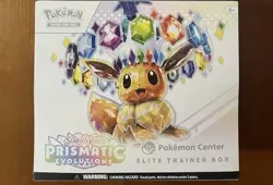 1x Sealed PRISMATIC EVOLUTIONS Pokemon Center Exclusive ETB Elite Trainer Box - Image 1