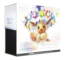 1x Sealed PRISMATIC EVOLUTIONS Pokemon Center Exclusive ETB Elite Trainer Box - Image 3