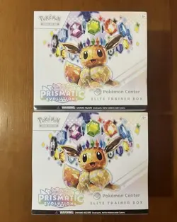 1x Sealed PRISMATIC EVOLUTIONS Pokemon Center Exclusive ETB Elite Trainer Box - Image 4