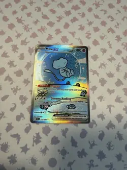 Pokemon Mew ex 232/091 SV:Paldean Fates Holo (Bubble Mew) (Near Mint) SIR RARE - Image 1