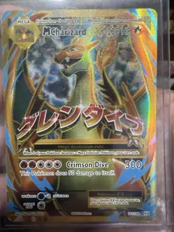 Mega M Charizard EX 2016 XY Evolutions 101/108 Holo Full Art Pokemon TCG NM - Image 1