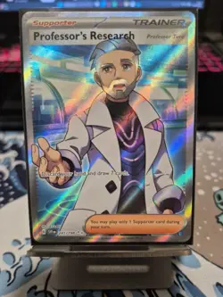 Pokemon TCG Professor's Research Holo Ultra Rare Scarlet And Violet 241/198 - Image 1