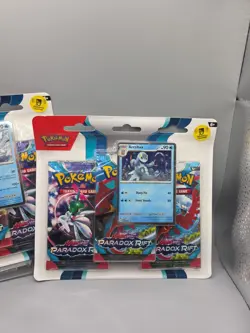 Pokemon TCG Paradox Rift 3-Pack Blister Bundle (Arctibax & Cetitan) NEW / SEALED - Image 2