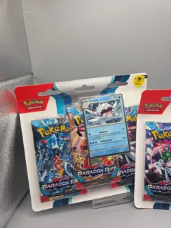 Pokemon TCG Paradox Rift 3-Pack Blister Bundle (Arctibax & Cetitan) NEW / SEALED - Image 3