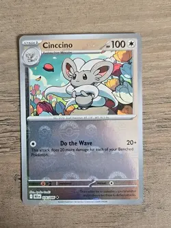 Pokemon TCG Cinccino 076/086 (Poke Ball Pattern) SV: Black Bolt NM - Image 1