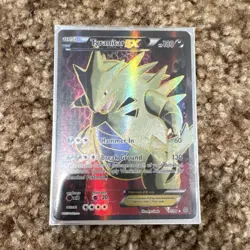 Pokemon Tyranitar EX 91/98 Full Art Ultra Rare Holo Card XY Ancient Origins - Image 1