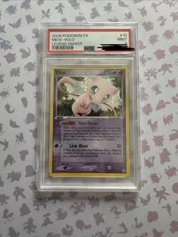 Pokemon Mew EX 10/92 Legend Maker Holo Rare PSA 9 English TCG Card - Image 1