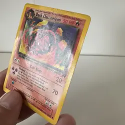 Dark Charmeleon Uncommon Unlimited Team Rocket 32/82 HP Pokemon TCG Rough Shape - Image 3