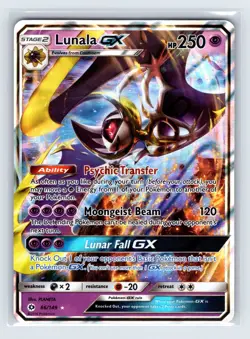 Lunala GX 66/149 Ultra Rare Pokemon TCG SM Base Set NM - Image 1