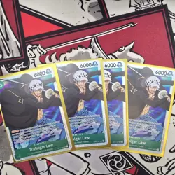One Piece op01 & PRB-01 Trafalgar Law OP01-047 SR English Playset - Image 1