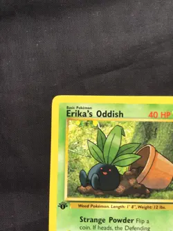 Pokemon Cards: Gym Challenge 1st Edition Common: Erika's Oddish 70/132 - Image 2