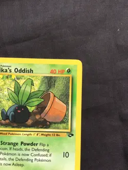 Pokemon Cards: Gym Challenge 1st Edition Common: Erika's Oddish 70/132 - Image 3