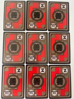 9 Carte HK Dragon Ball Collection Dbz Card Carddass super Battle - Image 2