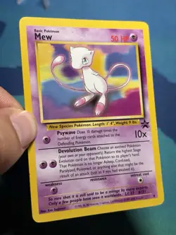 Mew #8 Black Star Promo (MP) Pokemon Card WOTC 2000 - Image 3